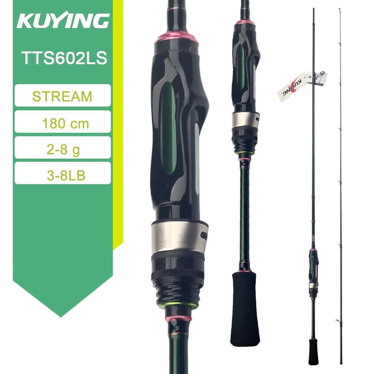Kuying Teton Carbon Spinning Casting Fishing Lure Rod Fuji Parts