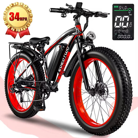 EOEOTWO Premium Electric Bicycle For Adults With Extended Range