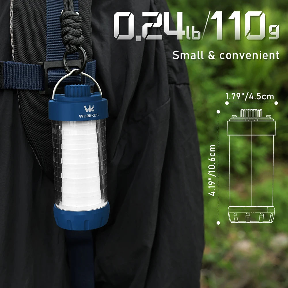 Wurkkos CL01 Mini RGB Flashlight 360 Degree LED Waterproof
