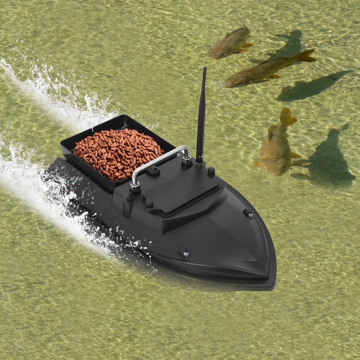 Remote Control High Speed Fishing Bait Boat For Pool Lake