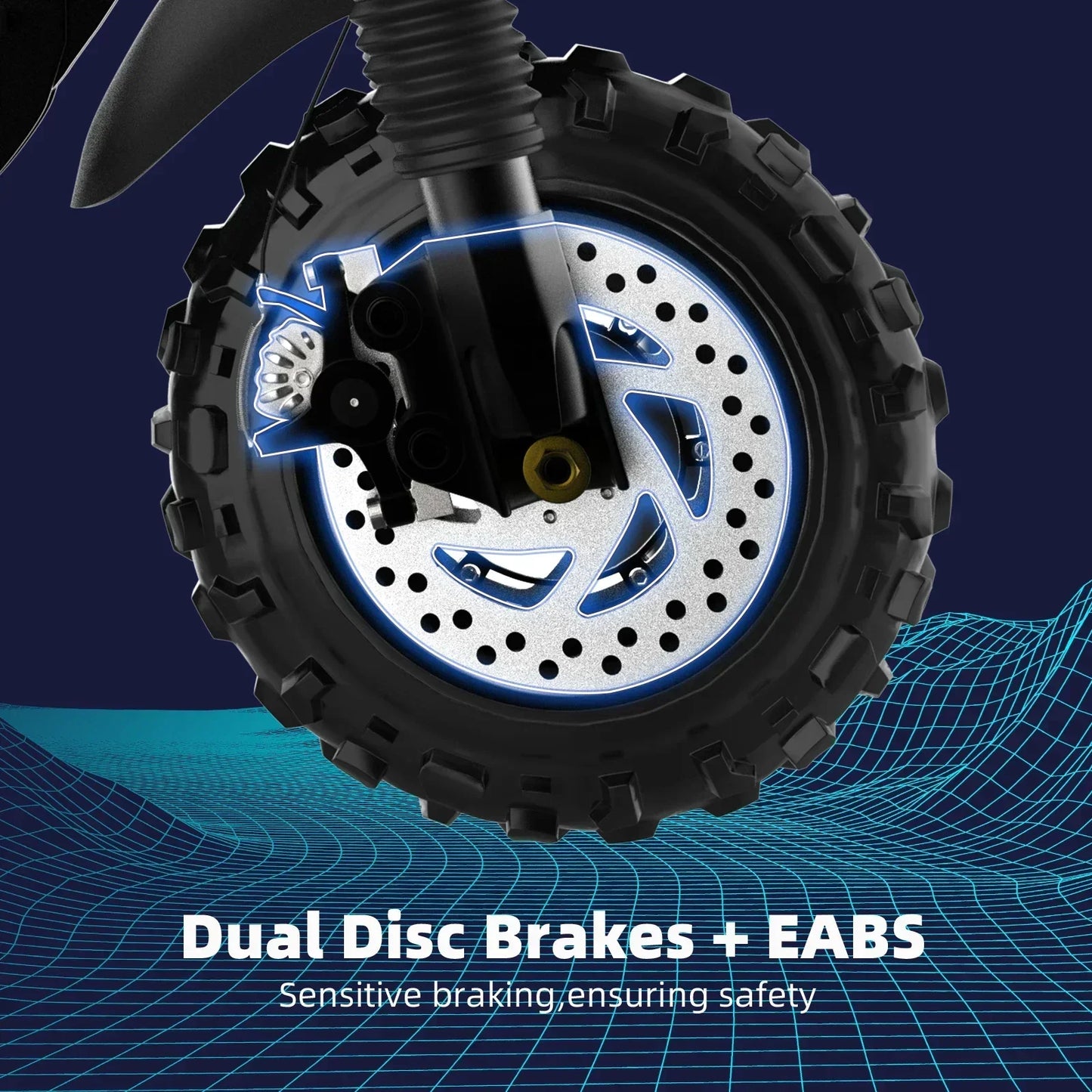 Dual Motor 6000W Folding Electric Scooter For Adults