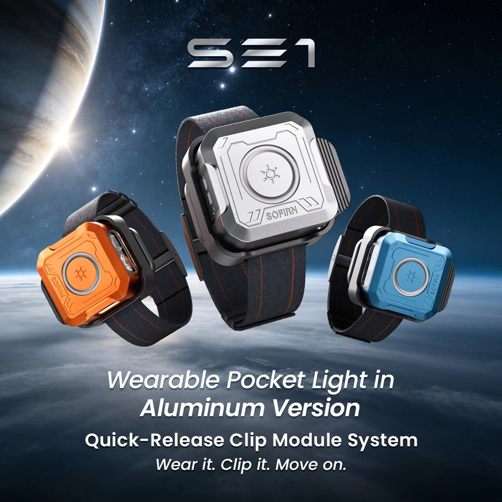 Sofirn SE1 300Lm Pocket Flashlight With RGB Signal Ring
