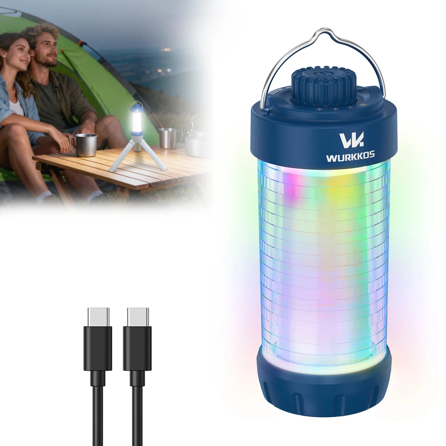 Wurkkos CL01 Mini RGB Flashlight 360 Degree LED Waterproof