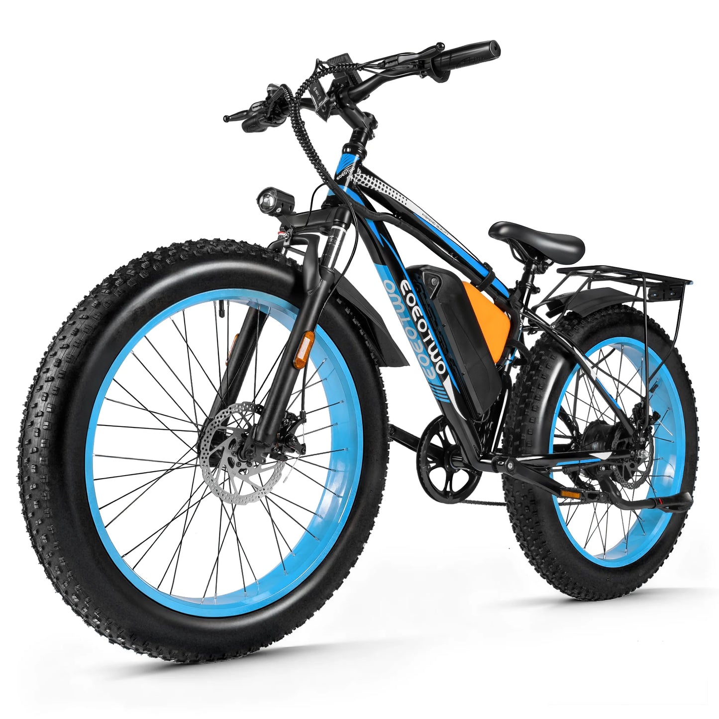 EOEOTWO 1000W Fat Tire Electric Bike With 48V Battery