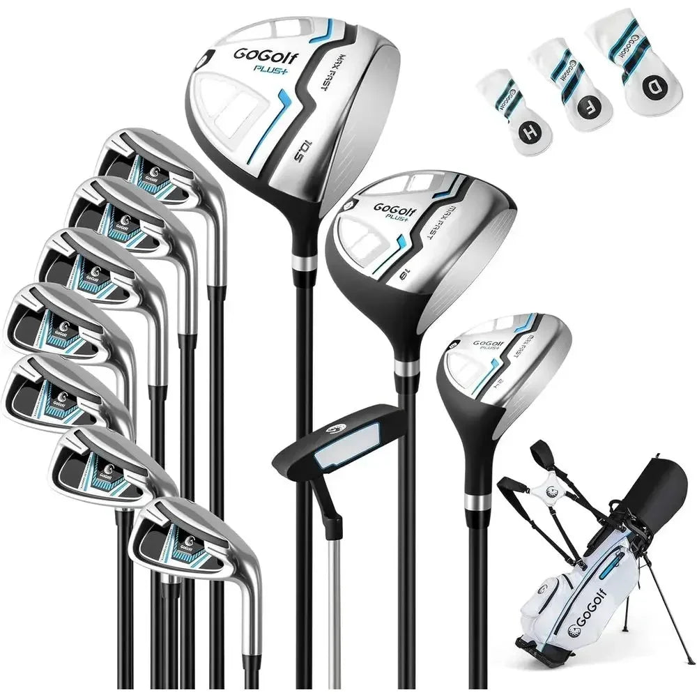 Complete Right Hand Golf Club Set Driver Hybrids Irons Putter